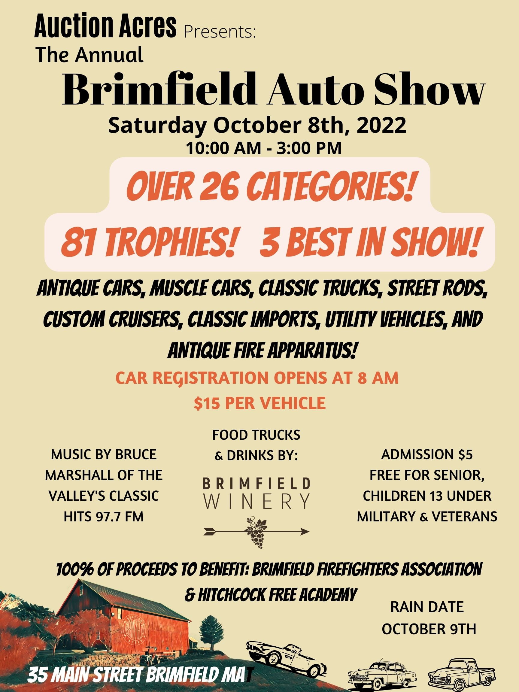 Brimfield Auto Show Brimfield Winery & Cidery